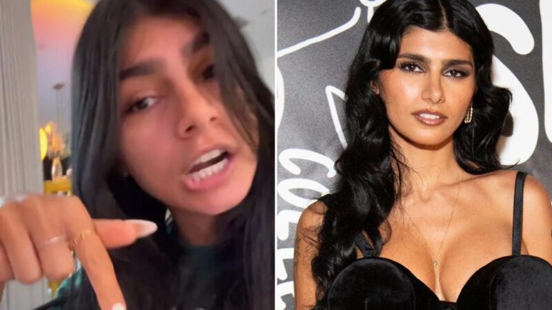 Ex-porn star Mia Khalifa mocks US military service members, hopes they get PTSD in gleeful video