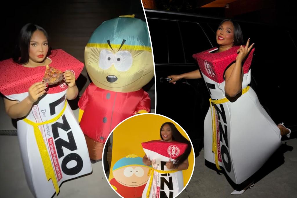 Lizzo wears Ozempic-themed Halloween costume inspired by ‘South Park’ parody