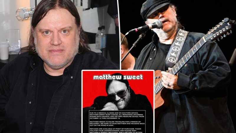 Singer Matthew Sweet suffers stroke on Hanson tour, GoFundMe started