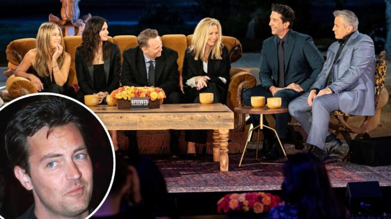 Matthew Perry was ‘giggling between takes’ of ‘Friends’ reunion