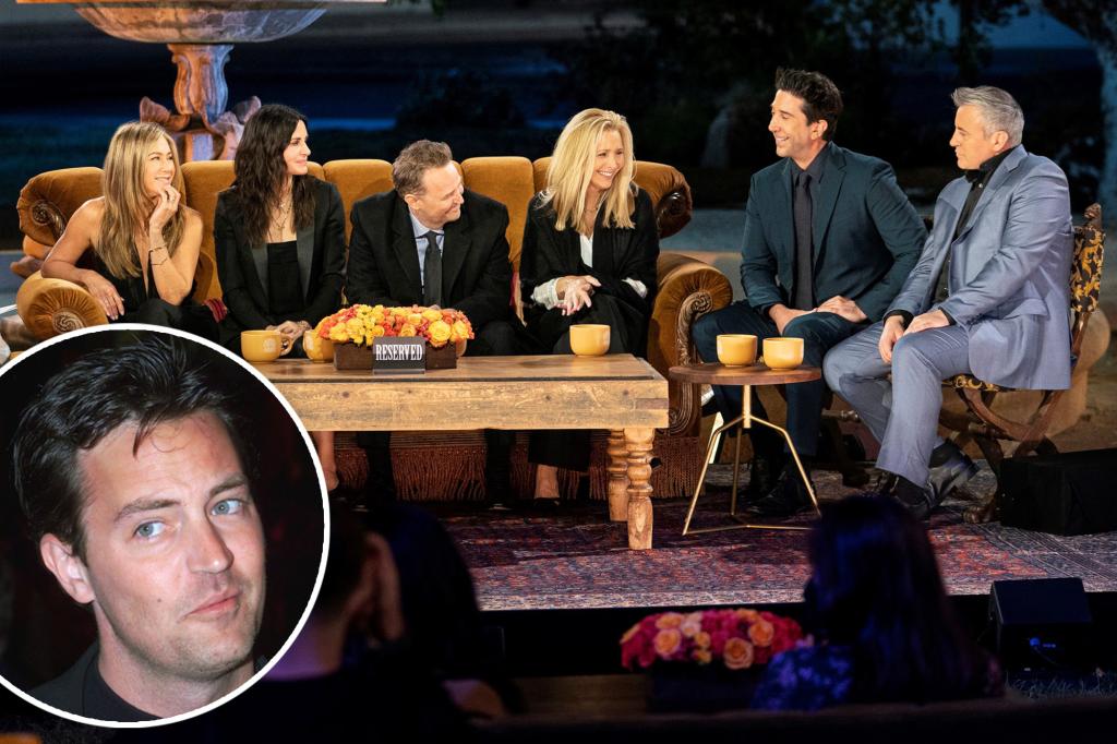 Matthew Perry was ‘giggling between takes’ of ‘Friends’ reunion