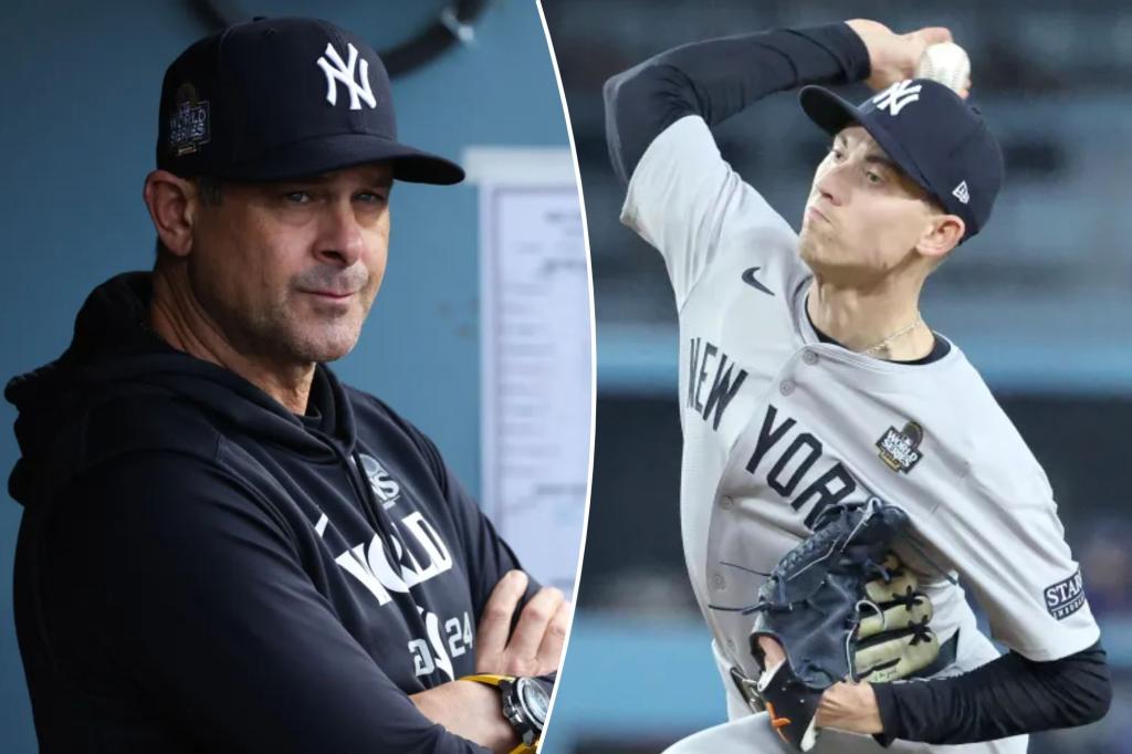 Aaron Boone questions one of his Game 1 moves, but it’s not what you think