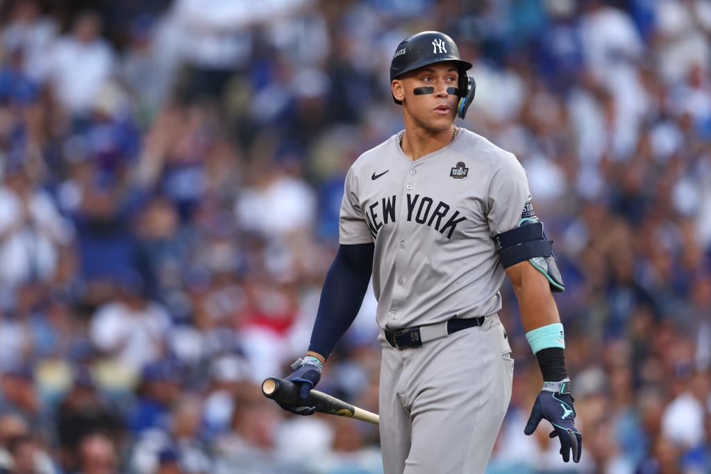 Aaron Judge’s postseason struggles follow him to World Series