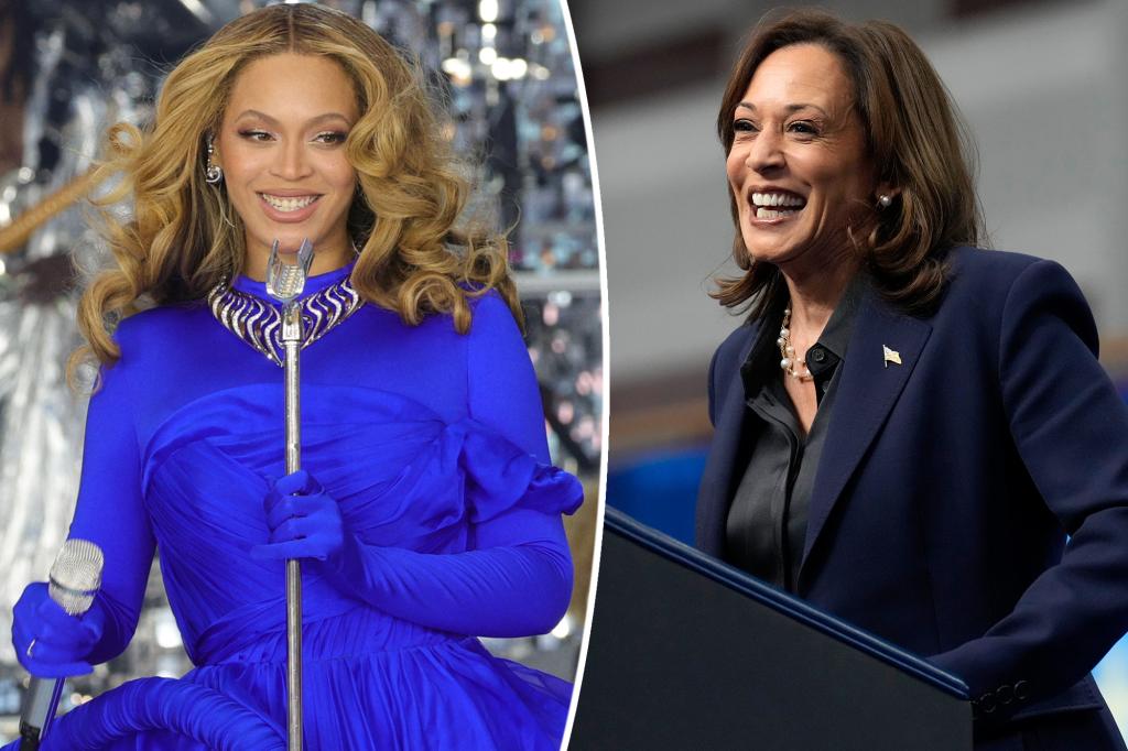 Beyoncé officially endorses Kamala Harris at Houston rally