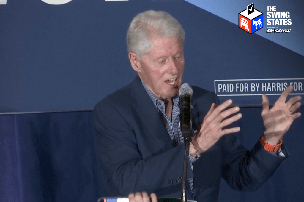 Bill Clinton calls Kari Lake, ‘someone who is physically attractive’ (Video)