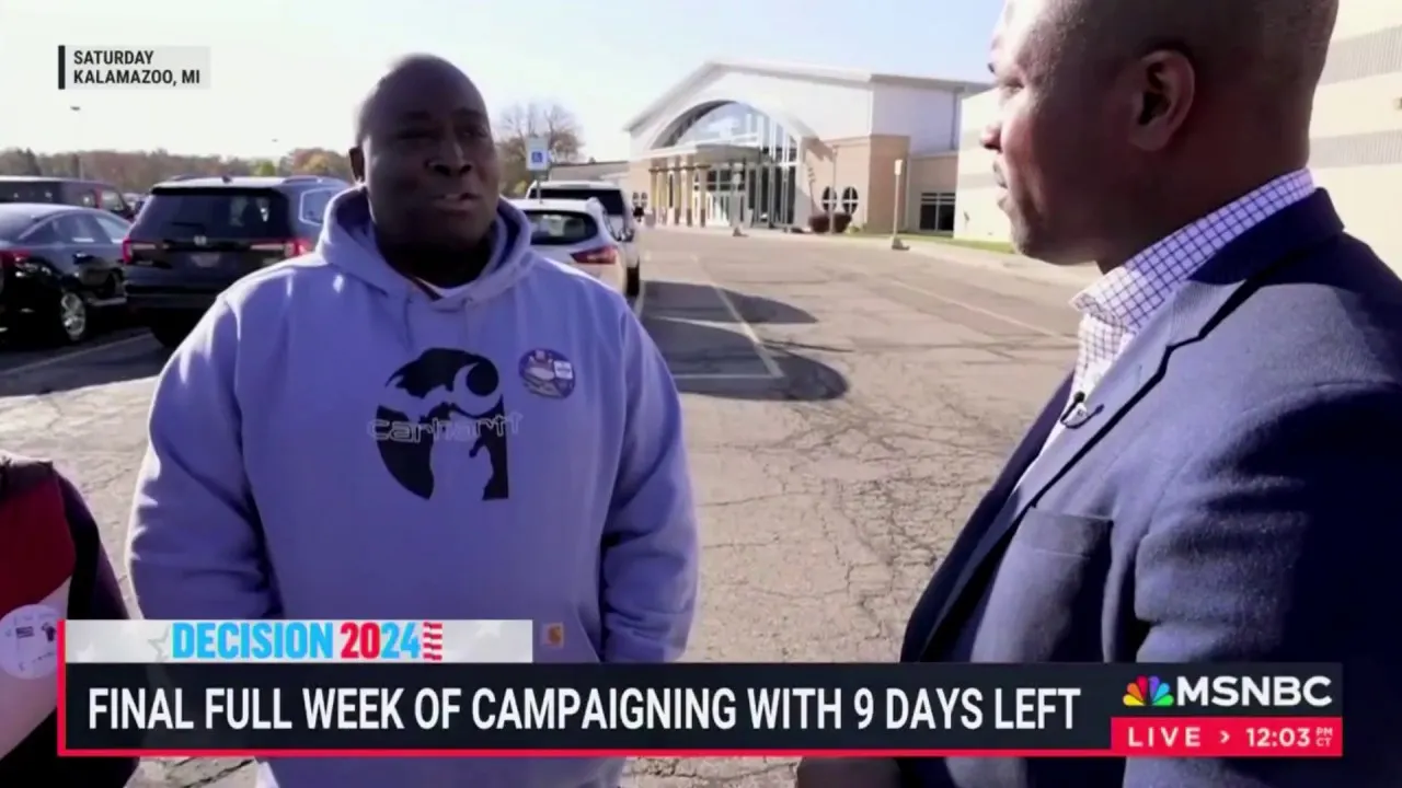 Black Michigan voter tells NBC ‘I don’t hear’ fascism or anger from Trump