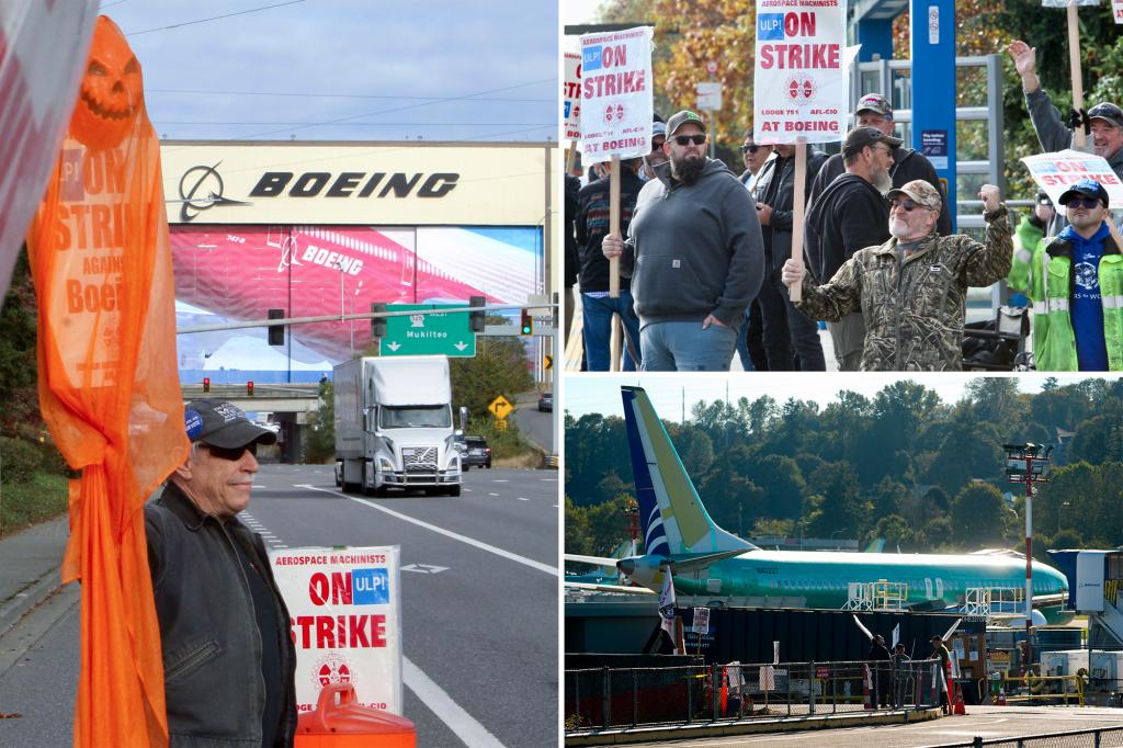 Boeing is expected to report a big Q3 loss, then wait for results of vote by striking workers