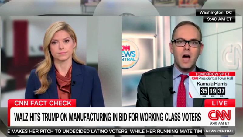 CNN fact-checker says Walz’s claim on Trump economy ‘not true,’ says manufacturing jobs rose under him