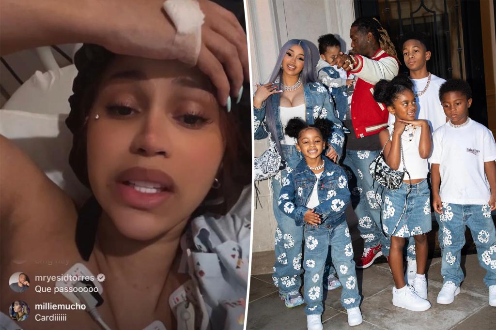 Cardi B slams prank caller who sent CPS to her home, reported her kids as in danger: ‘I’m f–ked up’