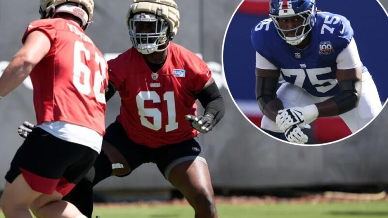 Chris Hubbard gets work at left tackle as Giants ponder O-Line shakeup