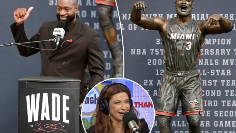 Dwyane Wade’s surprising influence on statue — that no one thinks looks like him