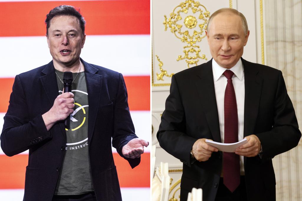 Elon Musk and Putin have regularly talked since late 2022: report