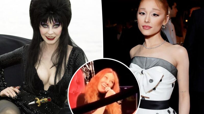 Elvira calls out Ariana Grande for snubbing her during meet-and-greet