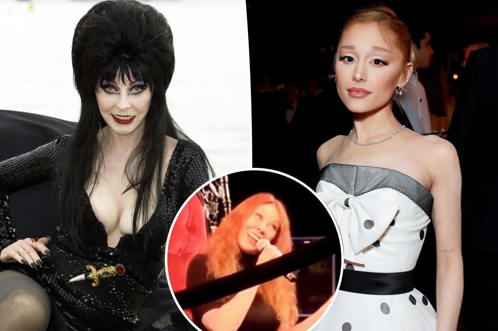 Elvira calls out Ariana Grande for snubbing her during meet-and-greet