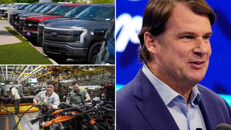 Ford puts six-week pause on manufacturing electric F-150 pickups