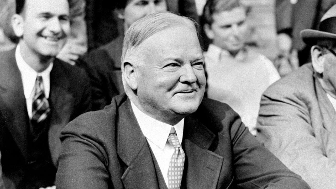 On this day, Oct. 22, 1928, GOP nominee Herbert Hoover talks ‘rugged individualism’