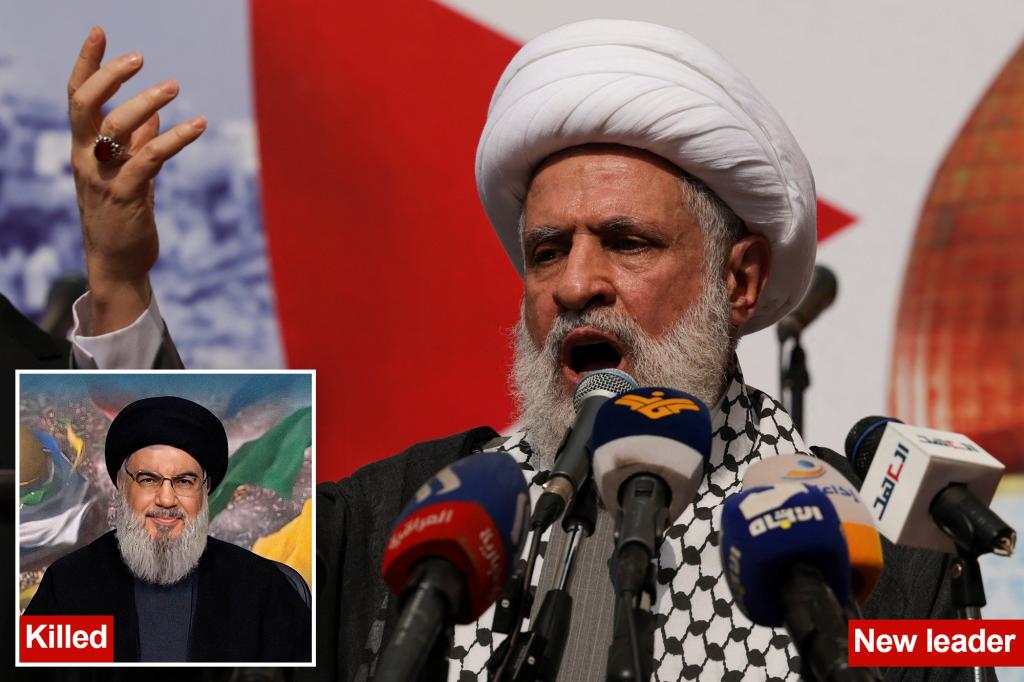 Hezbollah elects Sheikh Naim Qassem to replace longtime leader Hassan Nasrallah following his death