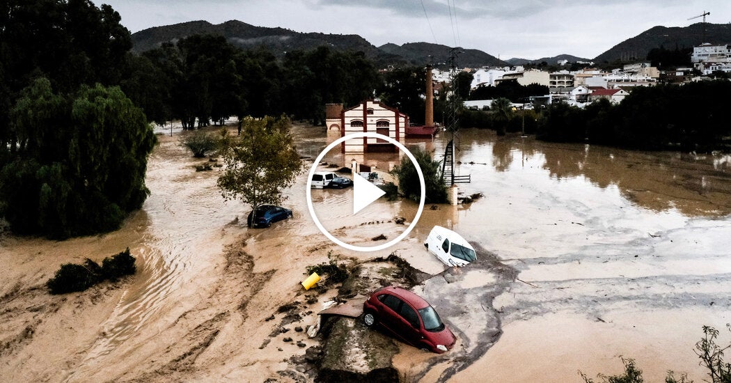 Immense Deluge Floods Parts of Southern and Eastern Spain