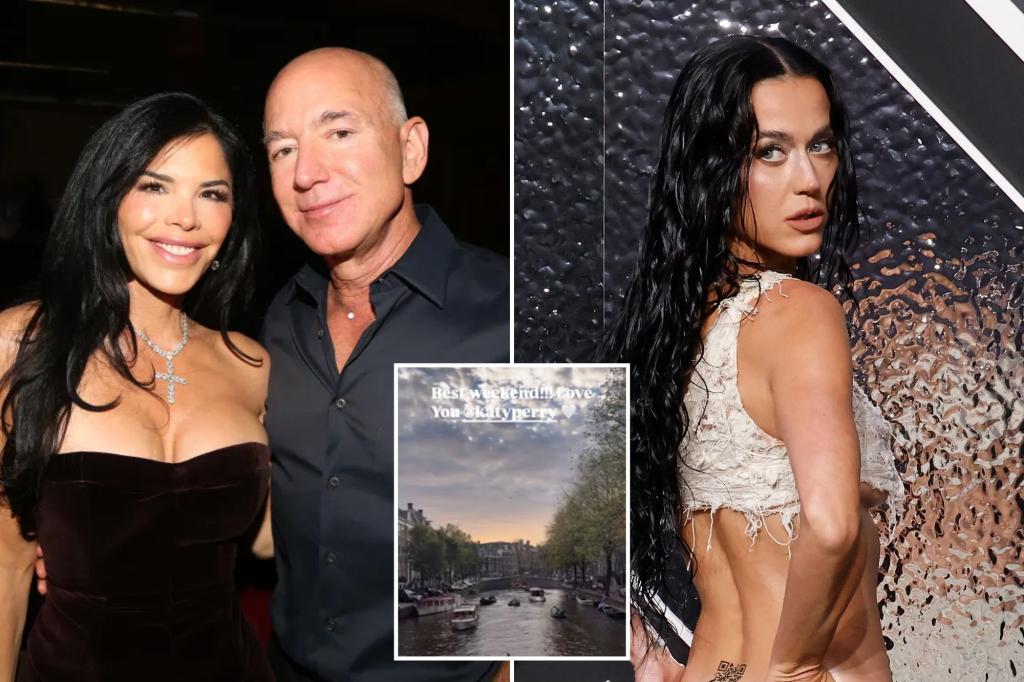 Jeff Bezos vacationed in Italy with Katy Perry as Washington Post fell into chaos: report