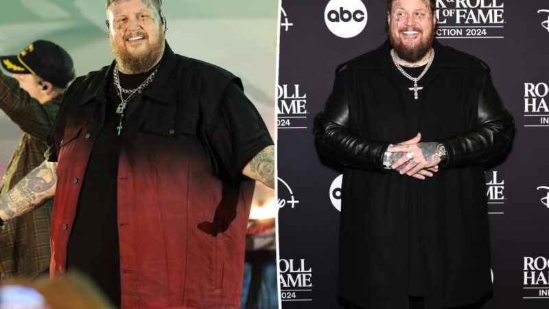 Jelly Roll celebrates 100-pound weight loss