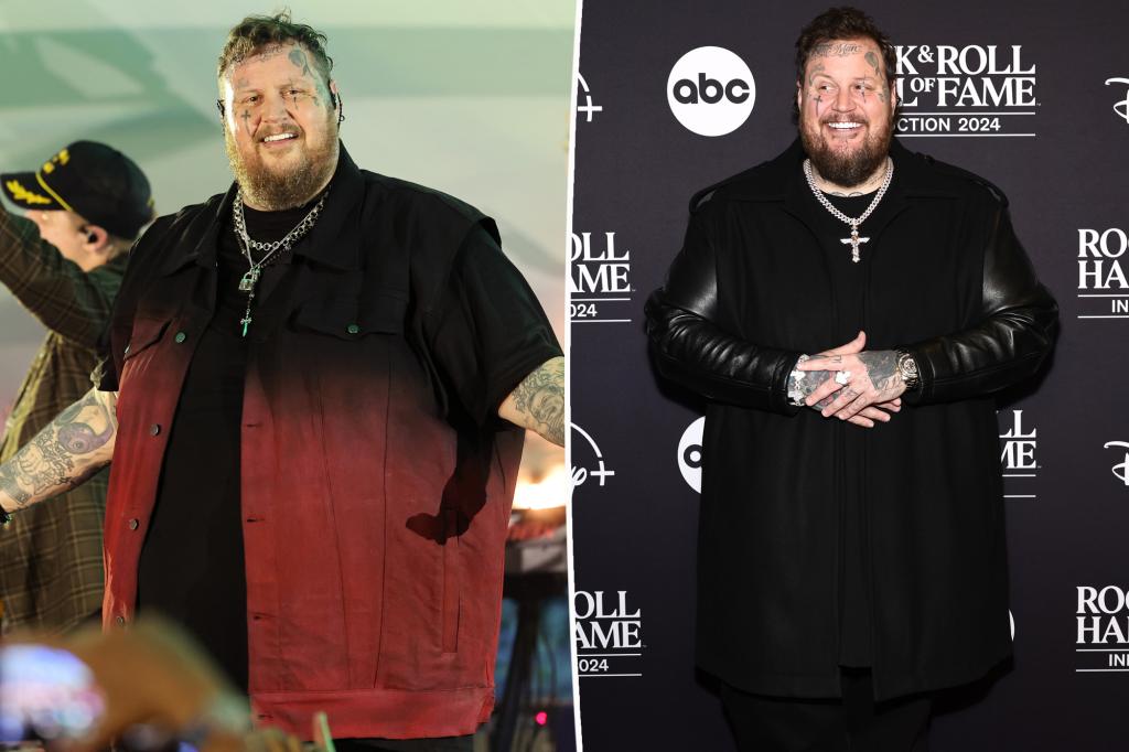 Jelly Roll celebrates 100-pound weight loss