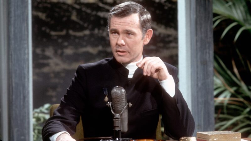 On this day in history, October 23, 1925, late-night TV star and host Johnny Carson is born