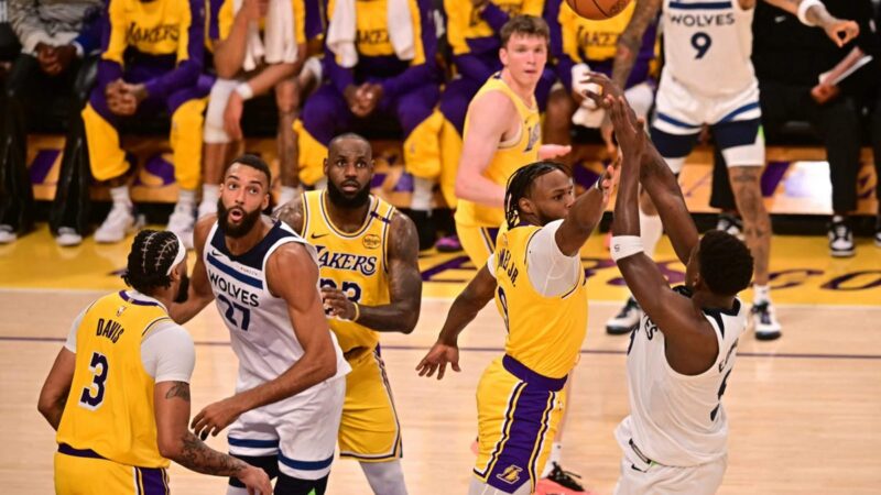 LeBron, Bronny James play together in Lakers season opener; first father-son duo to share court in NBA history