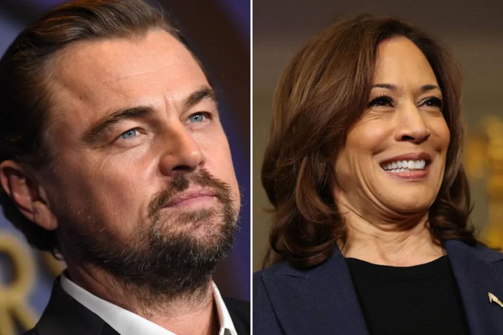 Leonardo DiCaprio endorses Kamala Harris for president