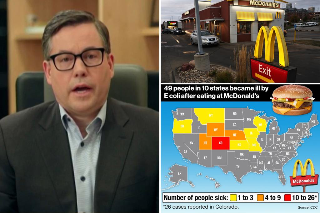 McDonald’s boss vows to improve safety after E. coli outbreak