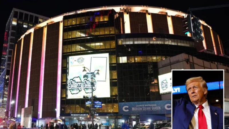 NYC Trump supporters camping overnight outside MSG in anticipation of mega MAGA rally