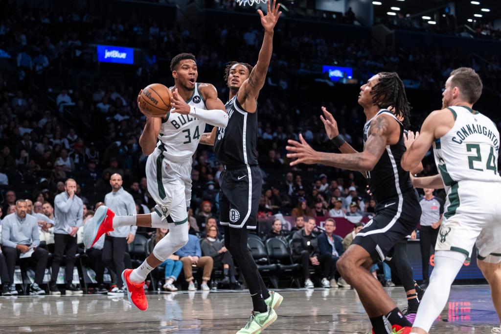 Nic Claxton’s defense helps Nets slow down Giannis Antetokounmpo