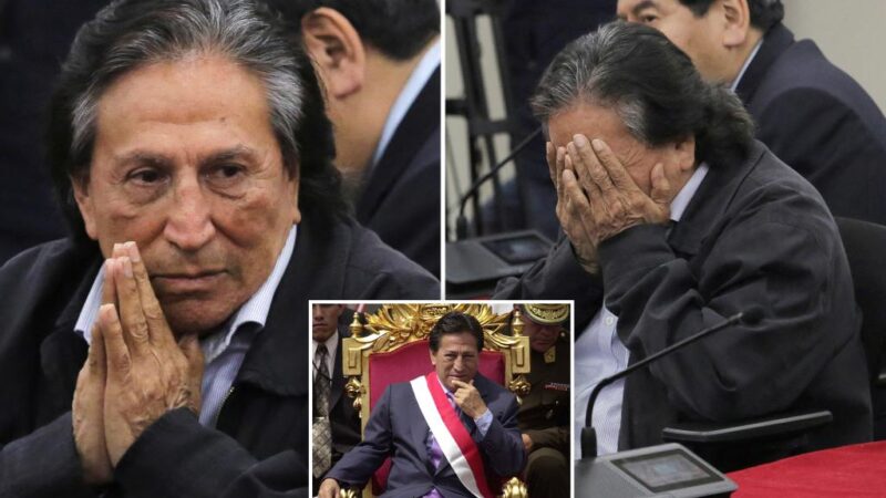 Peru’s ex-president Toledo gets more than 20 years in prison in case linked to corruption scandal