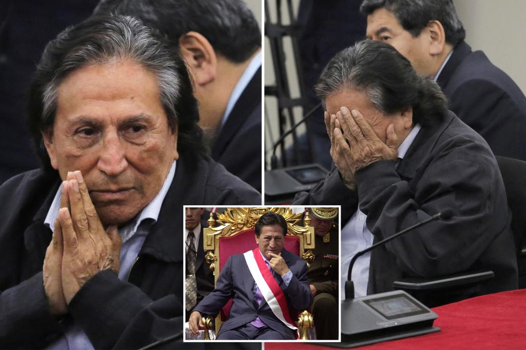 Peru’s ex-president Toledo gets more than 20 years in prison in case linked to corruption scandal