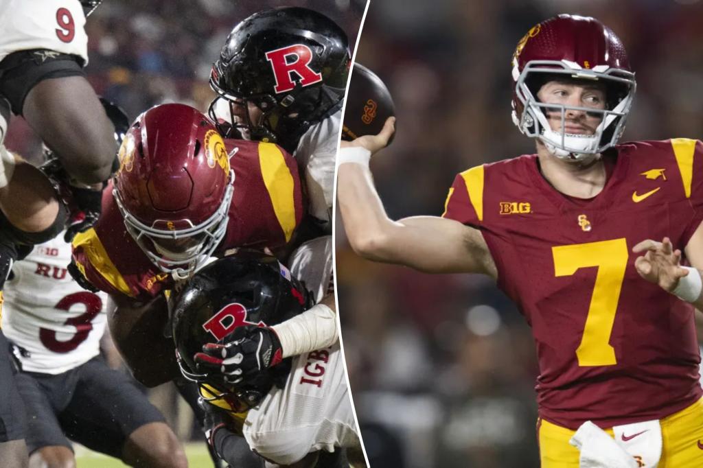 Rutgers ripped by USC to fall to .500 as losing streak reaches four