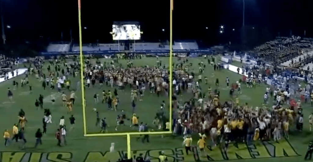 Kennesaw State fans stormed field twice in upset over Liberty