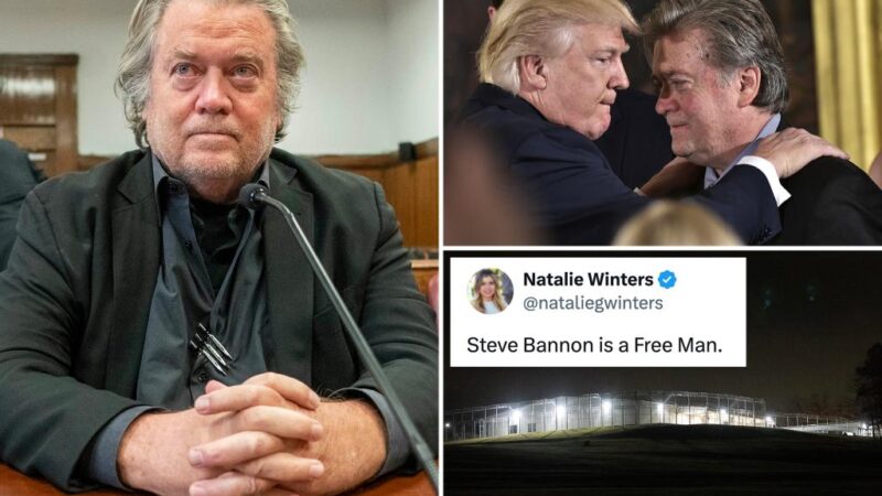 Steve Bannon released from prison after serving 4 months for contempt of Congress