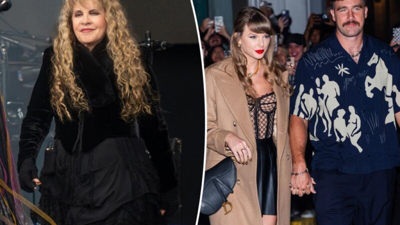 Stevie Nicks talks Taylor Swift bracelet she hasn’t taken off in a year and the gift she gave Travis Kelce