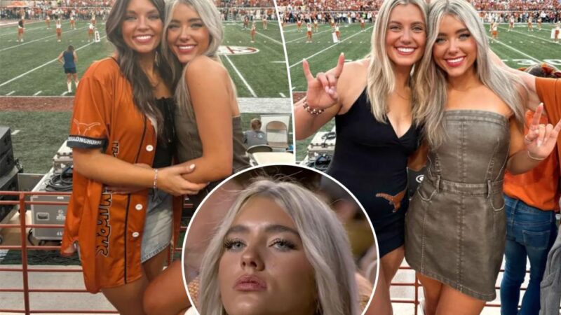 Stunning viral fan from Texas game revealed as she shares new photos