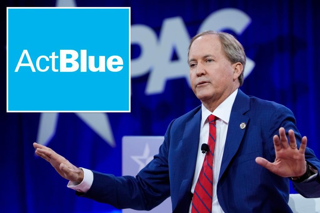 Texas AG Paxton urges FEC to ban straw donations after investigation into Dems’ ActBlue platform