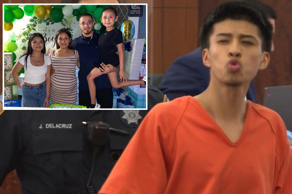 Texas teen murder suspect, Christian Martinez, blows kisses in court after arrest in Osvaldo Casas shooting