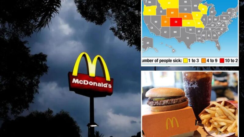 The 10 states with E. coli cases linked to McDonald’s Quarter Pounders