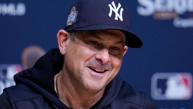 The Yankees have Aaron Boone’s back — because he has theirs