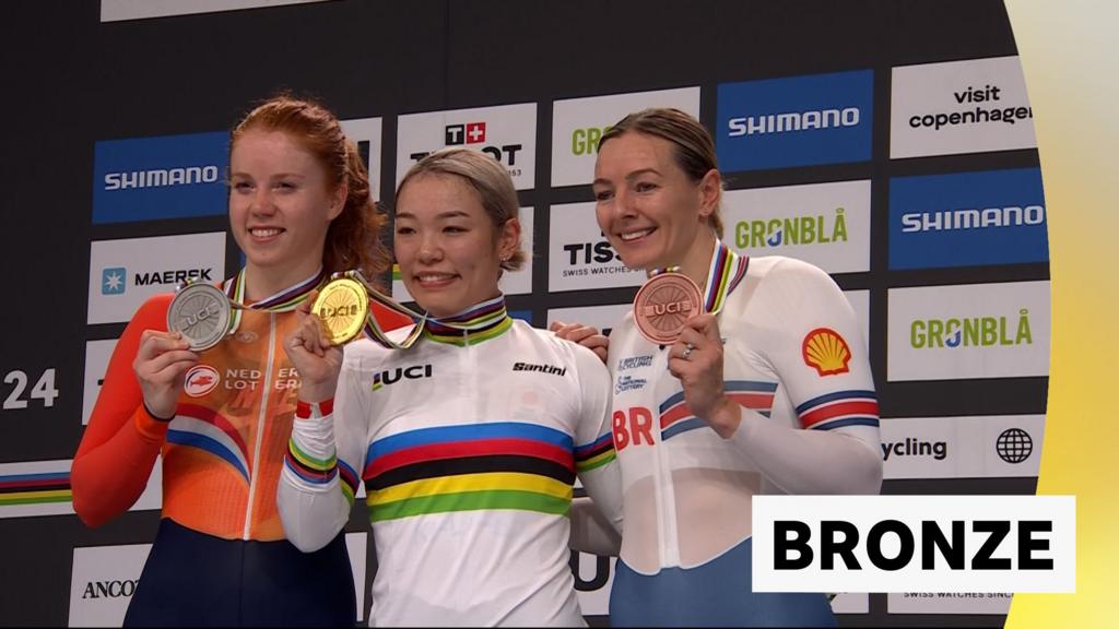 Track Cycling World Championships: Katy Marchant wins keirin bronze