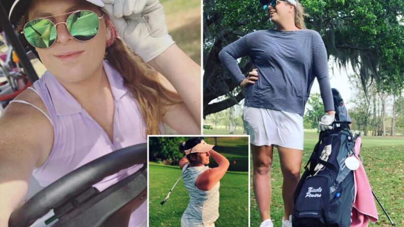 Trans golfer Nicole Powers discusses decision to stop competing against biological females