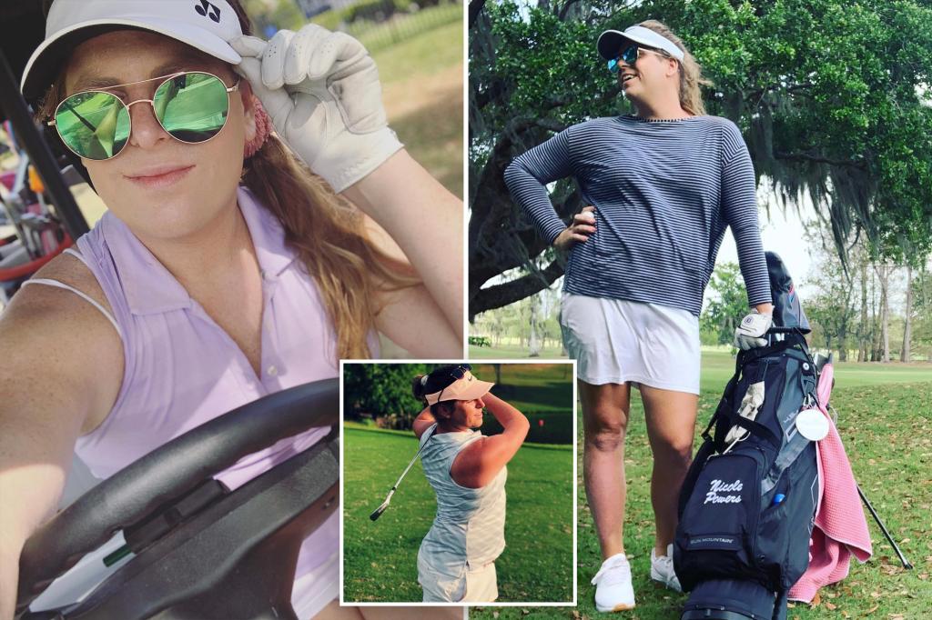 Trans golfer Nicole Powers discusses decision to stop competing against biological females