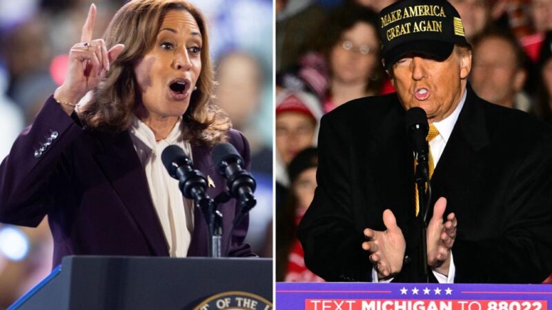 Trump, Harris attack each other during dueling Friday night rallies as Election Day nears