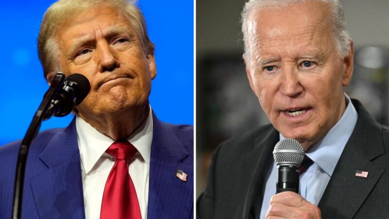 Trump claims Biden’s ‘lock him up’ remark proves the criminal cases against him are politically motivated 