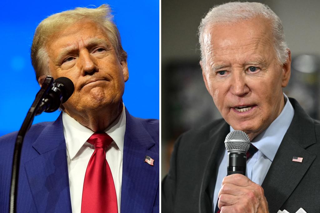 Trump claims Biden’s ‘lock him up’ remark proves the criminal cases against him are politically motivated 