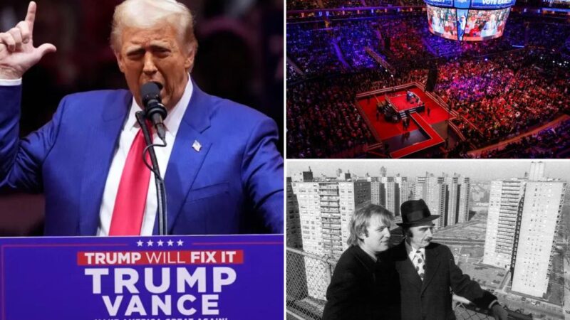 Trump muses on whether his father is in Heaven at MSG rally