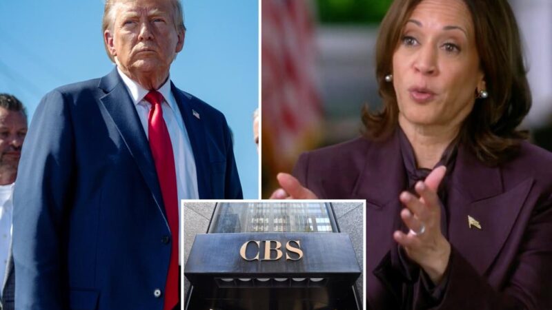 Trump threatens ‘possible litigation’ against CBS News in letter demanding unedited transcript of Harris’ ‘60 Minutes’ interview 